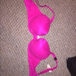 Pink lace Victoria Secret bra