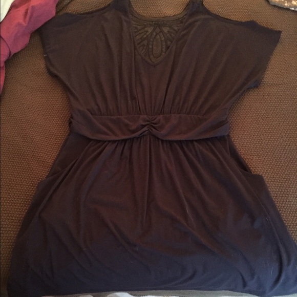 Cold Shoulder Dress with Back Detail from Torrid