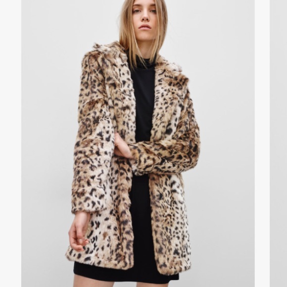 Faux leopard coat from Aritzia!
