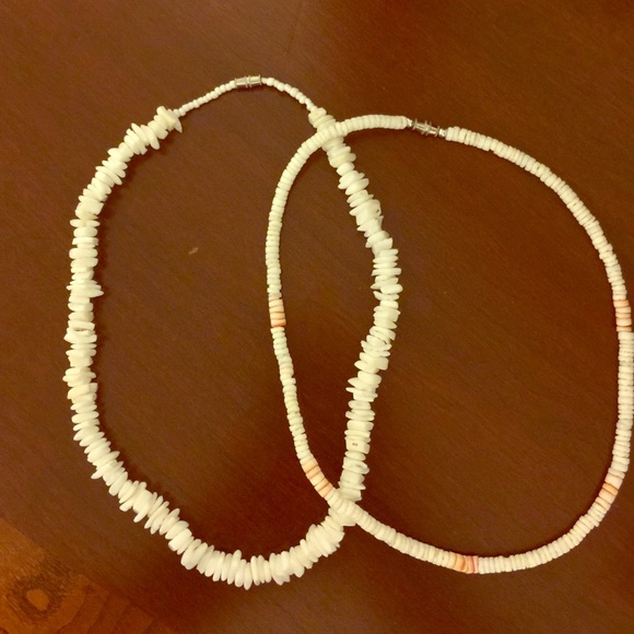 Puka  shell beach necklaces