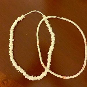 Puka  shell beach necklaces