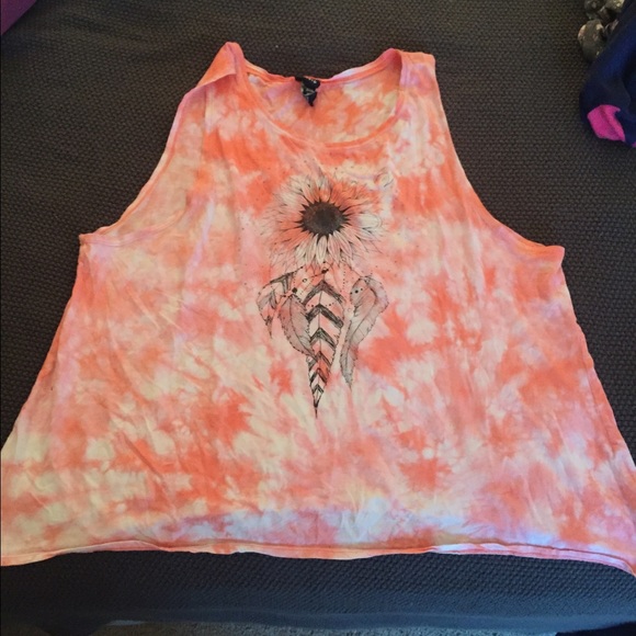 Torrid Funky Tie-dye Muscle Tee