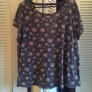 Floral Open Back Tee from Forever 21+