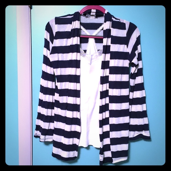 Striped Cardigan - Picture 1 of 2