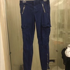 J Brand Navy Cargo Pants