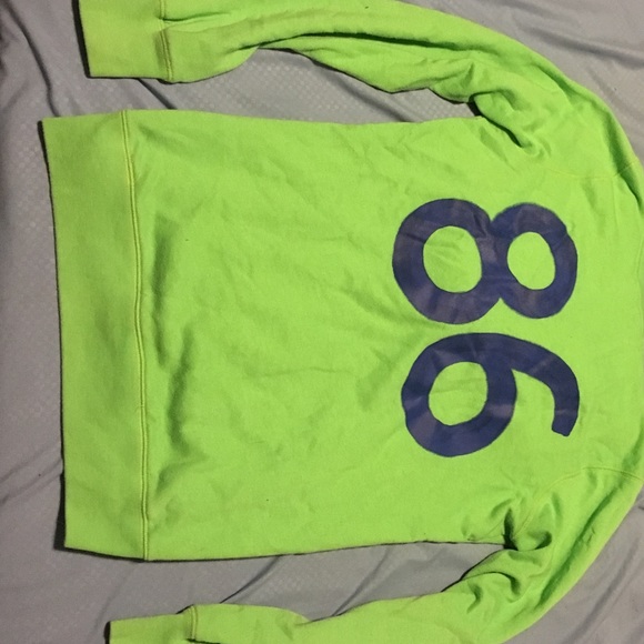 Bright green Pink hoodie - Picture 3 of 4