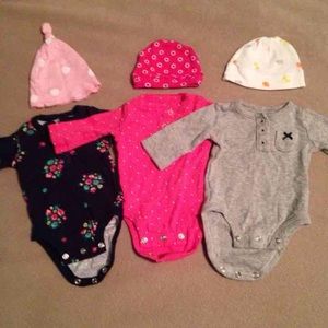 Carter's NB outfits