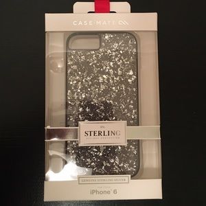 Case Mate sparkle case silver iPhone 6/6s