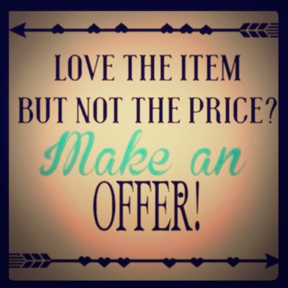 Make me an offer threw the offer button!