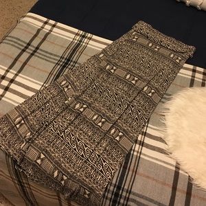 Aztec Print Maxi Skirt