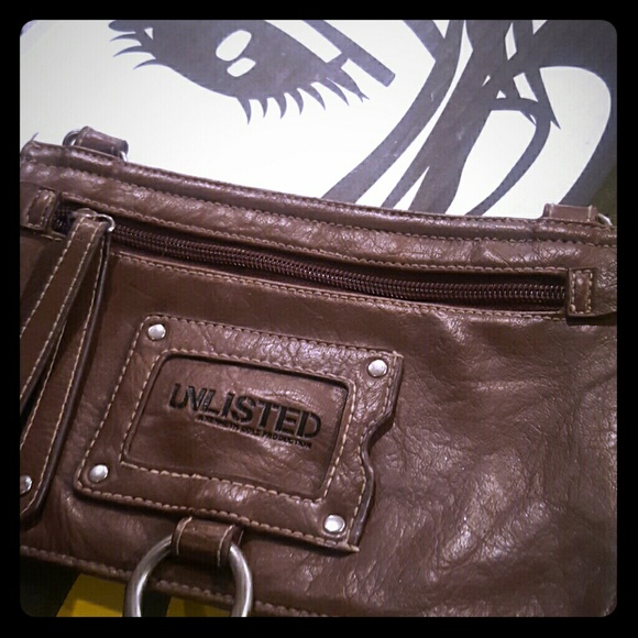 🌟SALE⭐Unlisted Brown Leather sml shoulder bag - Picture 1 of 4