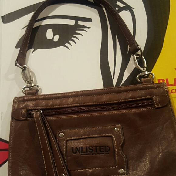 🌟SALE⭐Unlisted Brown Leather sml shoulder bag - Picture 2 of 4