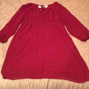 NWT burgundy dress