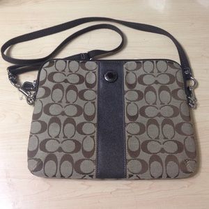 Authentic Coach tablet Crossbody bag