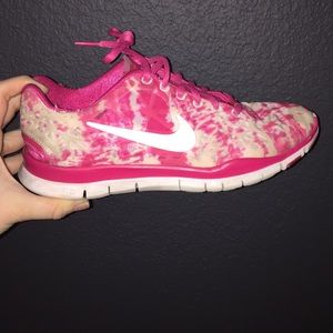 Tie die Nike running shoes