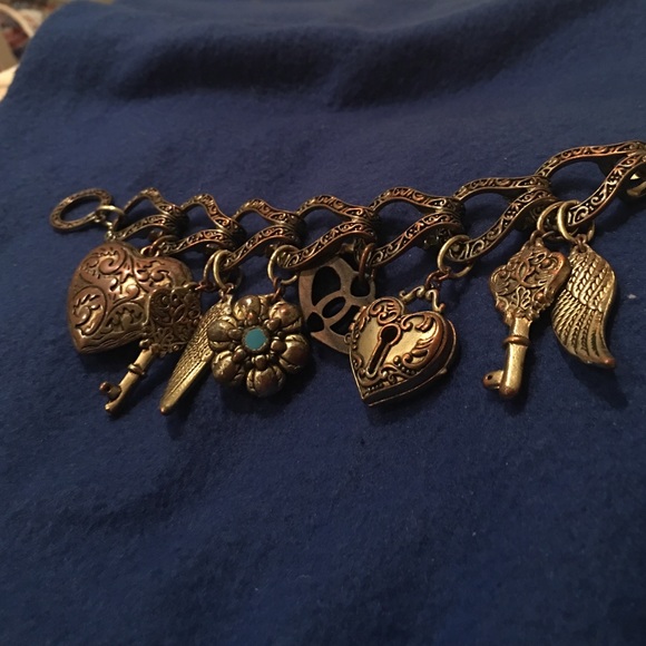 Vintage charm bracelet - Picture 2 of 4