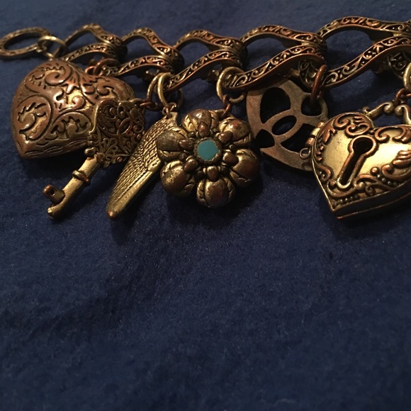 Vintage charm bracelet - Picture 3 of 4