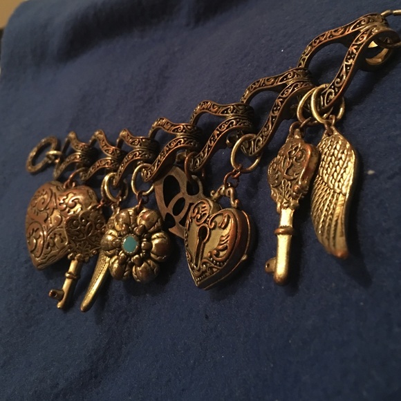 Vintage charm bracelet - Picture 4 of 4