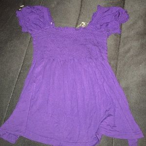 Super cute purple H&M babydoll top 😍