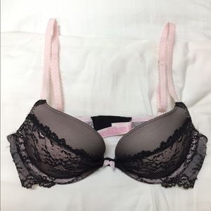 Victoria's Secret Lace Padded Demi Bra