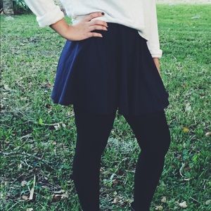 Navy Blue skater skirt (cottonon)