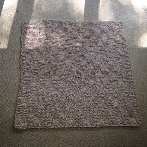 Handmade Knit Baby Blanket