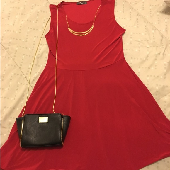 🚫SOLD🚫Red A-Line Dress XL