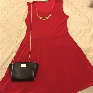 🚫SOLD🚫Red A-Line Dress XL