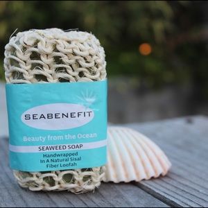 Seabenefit Seaweed Soap Wrapped in a Loofah