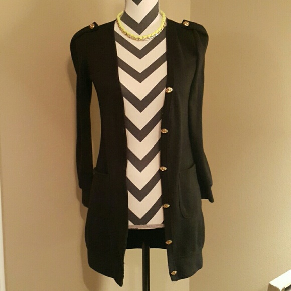 Jackets & Blazers - Black military style jacket