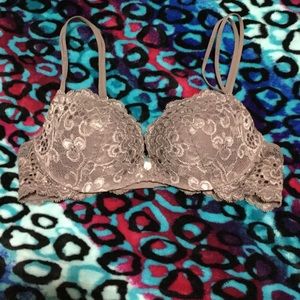 Grey Lace VS Push-Up Bra 34A or 34B