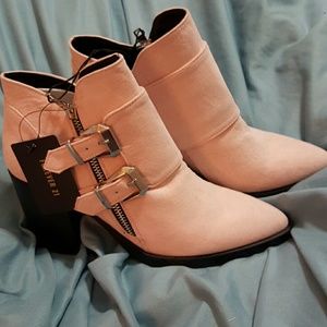 Pale Pink Booties
