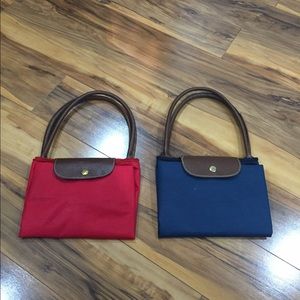 blue and red longchamps🎉