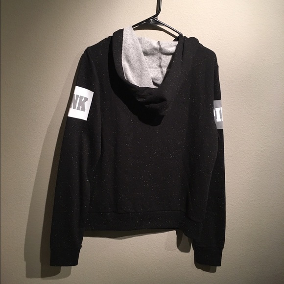 (SOLD)NWOT VS Pink Marl Full Zip Hoodie - Picture 2 of 2