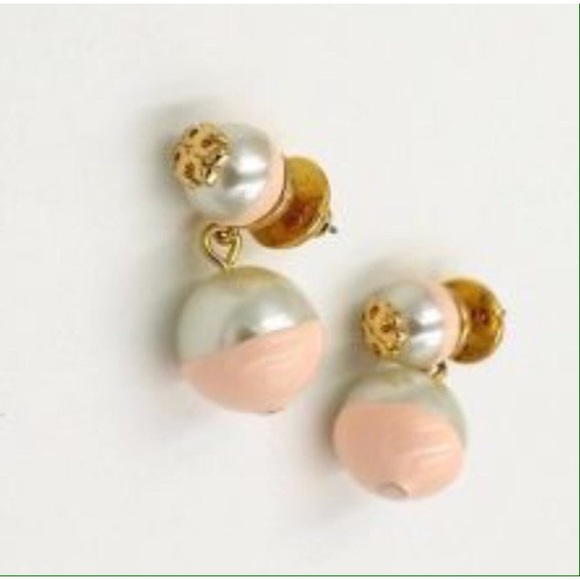 TORY BURCH "Evie" Dipped Drop Earrings SOLD! - Picture 2 of 4