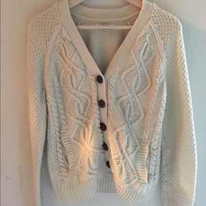 F21 Cable Knit Cardigan