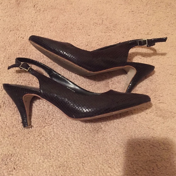 Black 1 inch work shoes!