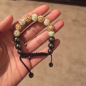 Stone studded adjustable bracelet!