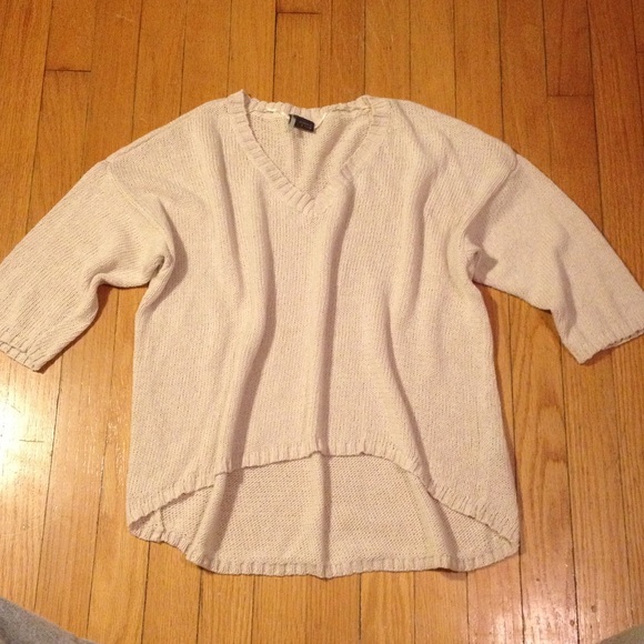 Sparkle & Fade Crop Front Knit Sweater - Picture 3 of 4