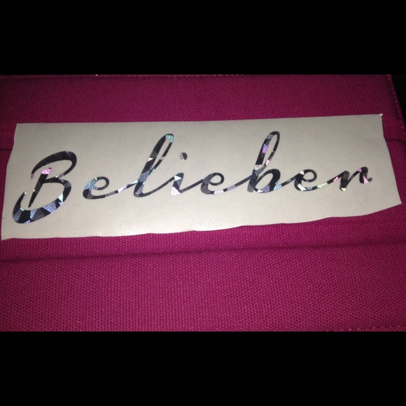 Justin bieber belieber vinyl decal
