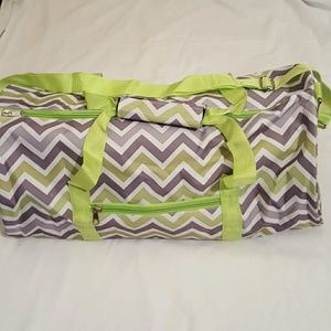 ** SALE TODAY ** Pretty Chevron Duffle Bag