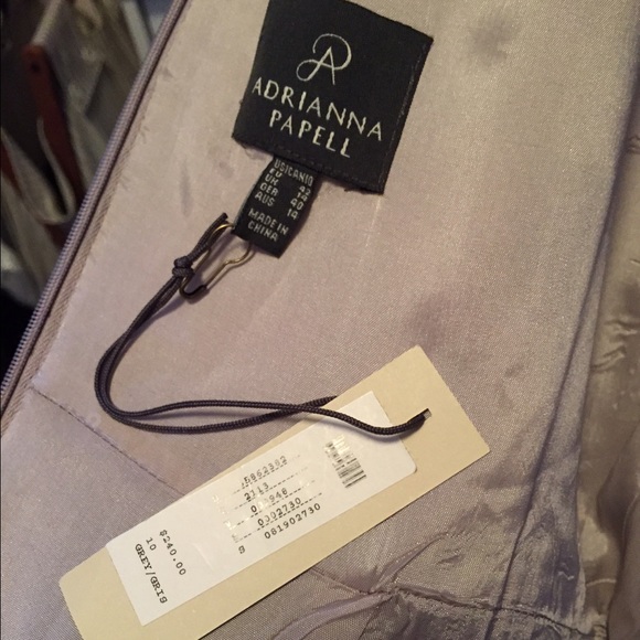 Adrianna Papell Cap Sleeve Sequin Gown - Picture 3 of 4