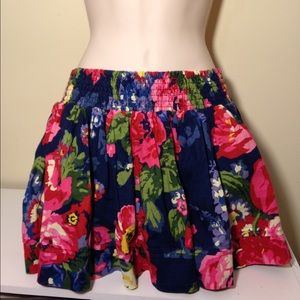 Abercrombie teen size L jr. floral skirt