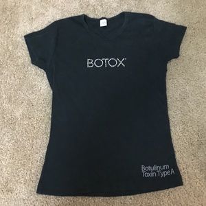 Black "Botox" tshirt