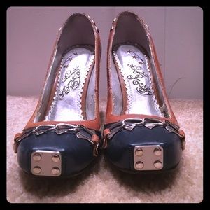 Naughty Monkey Leather Heels