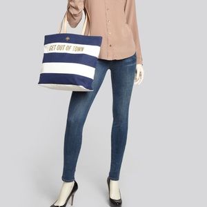 Kate Spade "Get out of town" Bon Shopper w/ Pouch