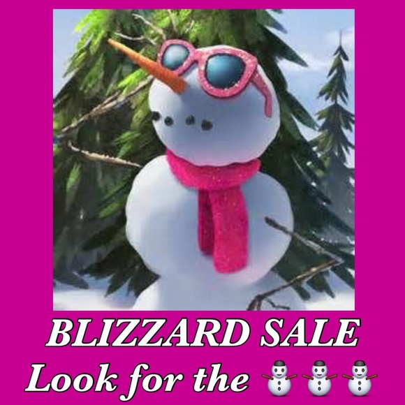 SNOW SALE! LOOK FOR THE SNOWMAN FOR DEALS⛄️⛄️⛄️