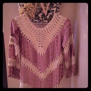 Umgee crochet boho top - gorgeous!
