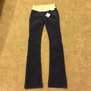 NWT Gap maternity blue corduroy pants size 24/00