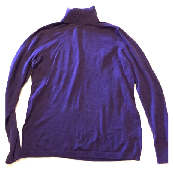 Purple GAP turtleneck sweater